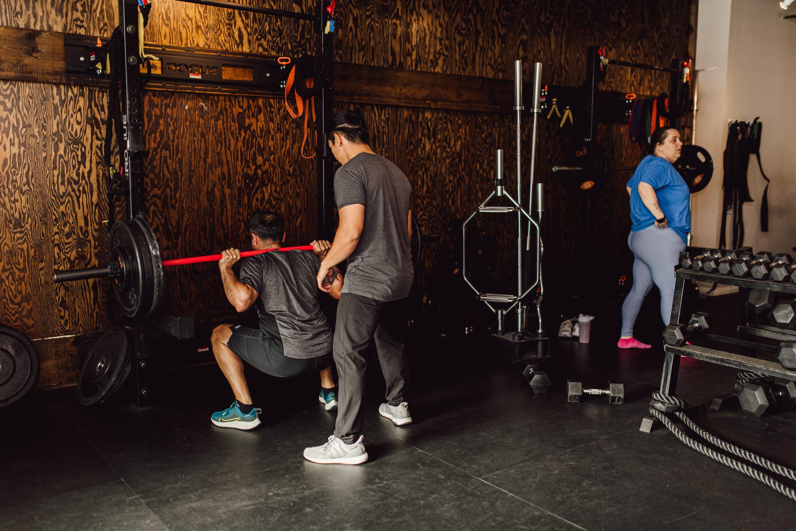 Karam Abboud working out